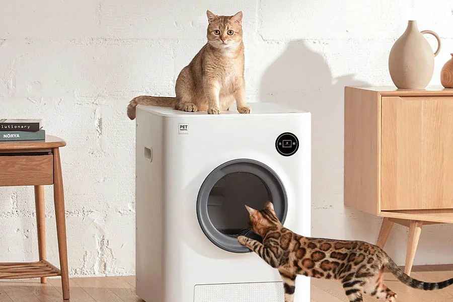 cat litter box that cleans itself