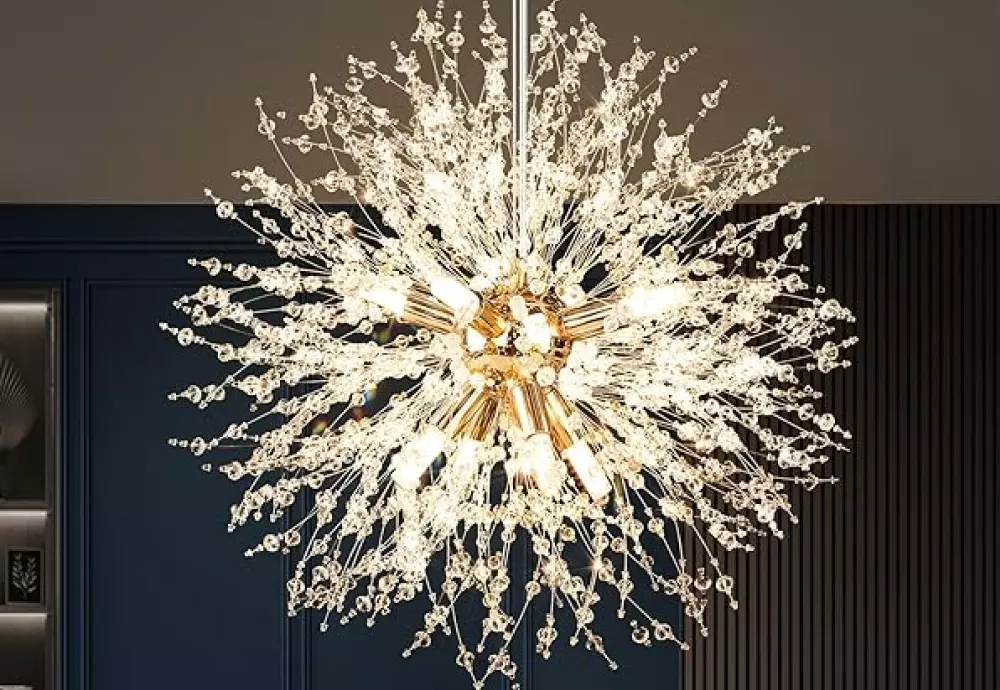 urban globe radial chandelier