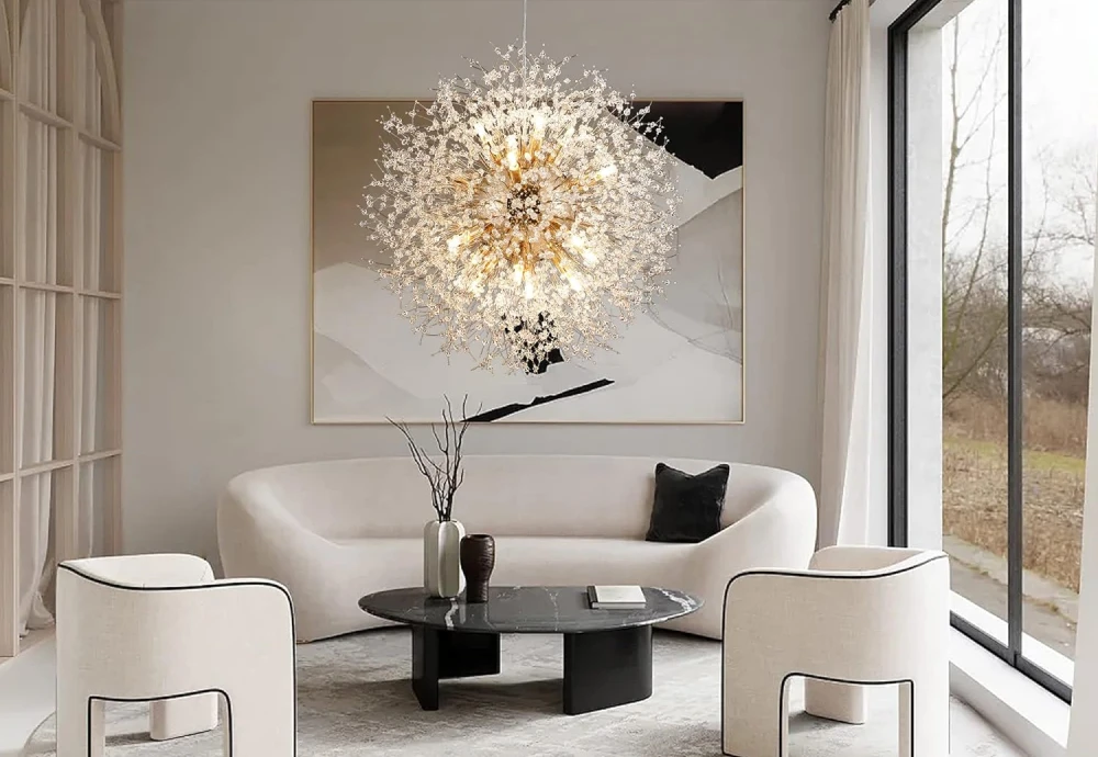 crystal round chandelier